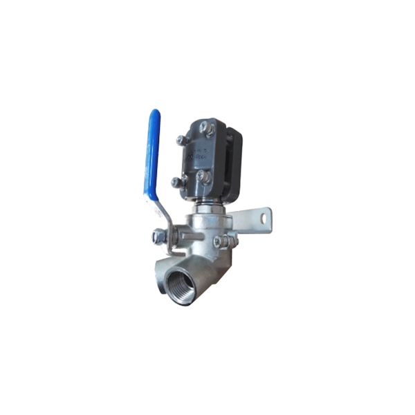 Angled Two Port Female Wall Bracket